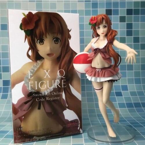Anime Sword Art Online Figure Toy Yuuki Asuna Sexy Beauty Swimsuit Ver. PVC Action Figure Collectible Model Toys