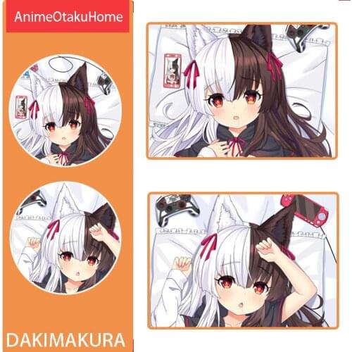 Anime Virtual YouTuber Alice Mana Sexy Lovely Girl Throw Pillow Cover Hugging Pillowcase Otaku Bedding Dakimakura Pillow Case