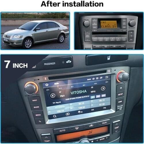 Car DVD player GPS navigation for Toyota Avensis 2002-2008 T250 Android 9.0 multimedia 2 din Car Radio GPS auto stereo head unit