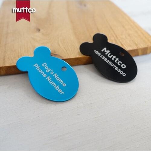 Fish design shaped id pet tag cute dog tag dog name cat tag personalized aluminum puppy dog tag DIT-030