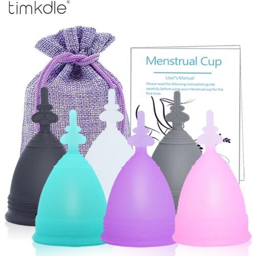 Medical Silicone Menstrual Cup Reusable Period Cups Feminine Hygiene Silicone Cup Lady Woman Cup Coletor Menstrual Copa Mestrual