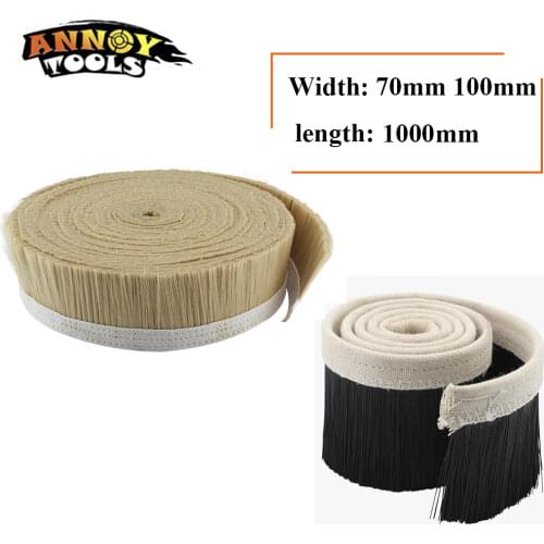 Nylon Dust Cover Brush 10Mx70mm100mm CNC Engraving machine Dust Collector Cover For CNC Router Engraving Machine