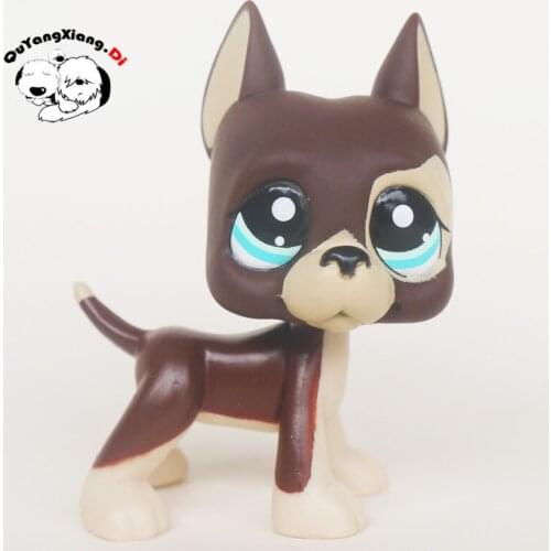 CWG003 Pet Shop Animal Brown erect ears Puppy doll action Figure cute puppy