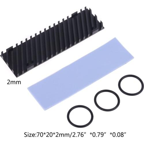 Pure Copper Graphene Heatsink M.2 NGFF 2280 PCI-E NVME SSD Thermal Pad Cooler Radiator