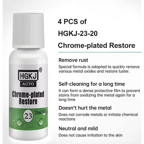 HGKJ-23-20×4 of Chrome Refurbishment Polishing Anti-Rust Lubricant Tool Anticorrosion Car Car Rust Remover Car Repair Tool