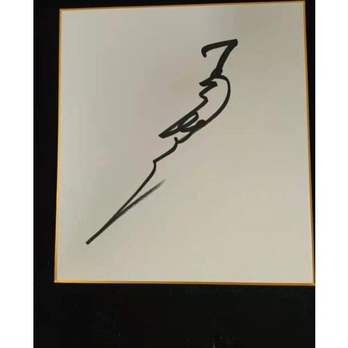 Signed Koji Tamaki autographed Shikishi Card Art Board 27*24cm J-POP 012021