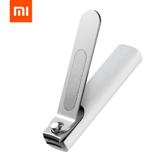 Xiaomi Mijia Stainless Steel Nail Clippers With Anti-splash Cover Trimmer Pedicure Care Advanced Nail Clippers Professional File