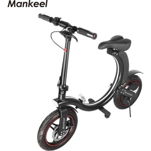Mankeel MK114 Best Green 36V Traveltwo Wheeler Sport Fast Mini Folding Waterproof Auto Hover Bike City Ebike Electric Bicycle