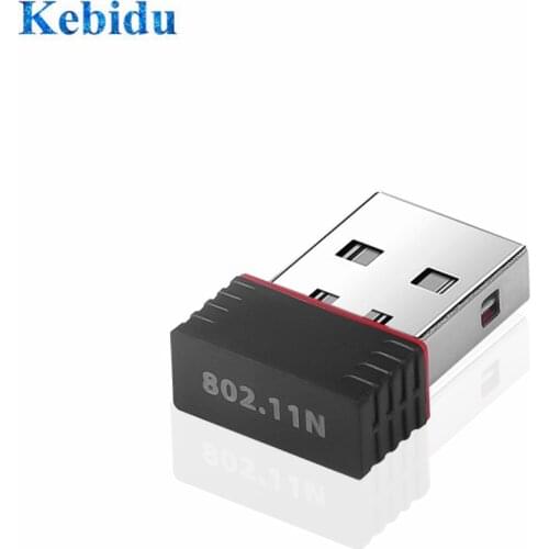 KEBIDU Mini USB Wifi Adapter 150Mbps Wireless Dongle Receiver Network LAN Card PC USB 2.0 Wireless Network Card RTL8188EU