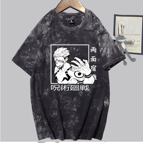 Jujutsu Kaisen Anime Mens T Shirt Short Sleeve Funny Unisex Tops