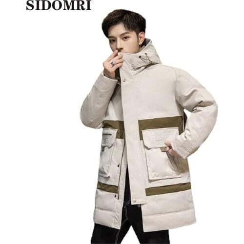Men Winter Jacket Brand New Casual Warm Thick Hooded Clothes Parkas Coat Men New Outwear Windproof Hat Parkas Jacket Men