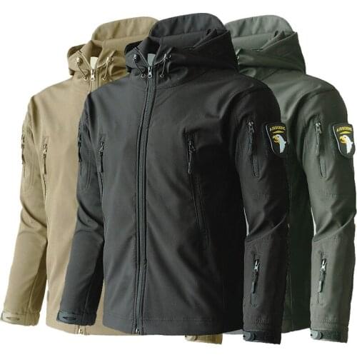 Mens Winter Jacket Three-in-One Soft Shell Windproof Waterproof Mountaineering Clothes Skiing Fishing Cycling Clothes
