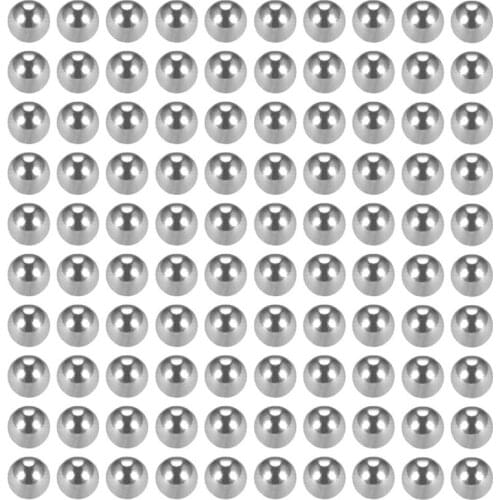 Rust-Proof Stainless Steel Balls for Mixing Model Paints-Stainless Steel Mixing Agitator Balls, 5.5mm/0.22 Inch, 100Pcs
