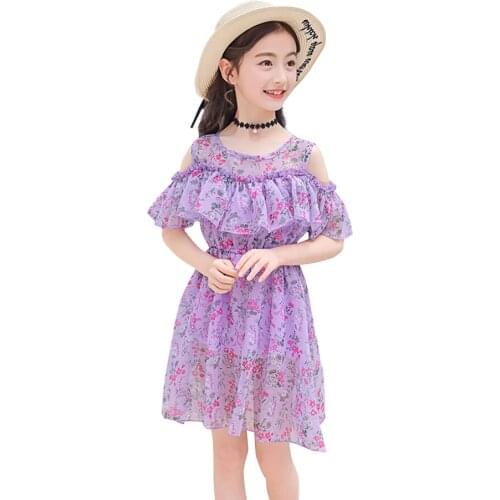2021 new girls summer dress beach dress girls strapless beach dress girls beach dress