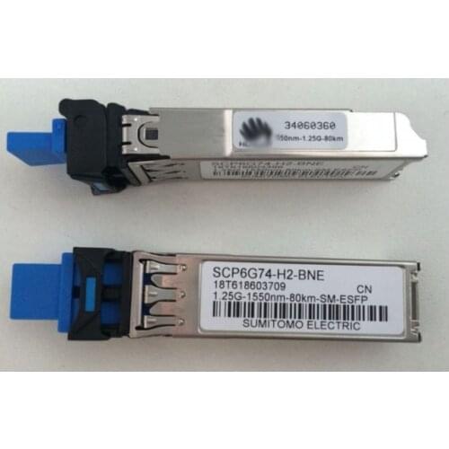 ORIGINAL HW SCP6G74-H2-BNE, 1.25G-1550NM-80KM-SFP, SUMITOMO