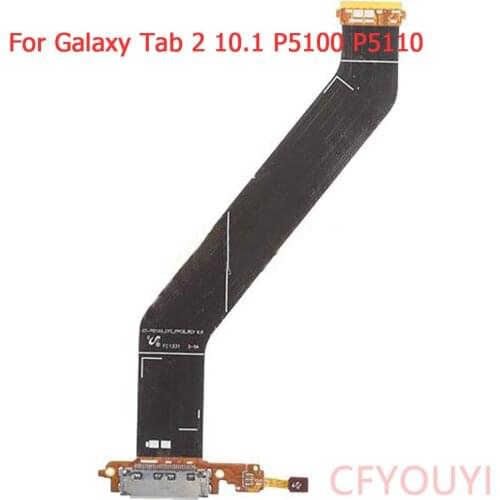 For Samsung Galaxy Tab 2 10.1 P5100 P5110 charger port USB charging port dock connector flex cable