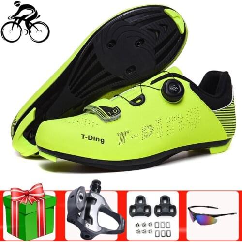 Road Cycling Shoes Men Ultra-light Racing Sport Bike Sneakers Women Self-locking Breathable Professional Sports Bicycle Shoes