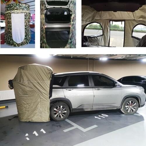 Temporary Simple Motorhome Extend Car Rear Roof Tent Canopy Outdoor Equipment For Kia Sportage Carens Sorento Mitsubishi Tivoli