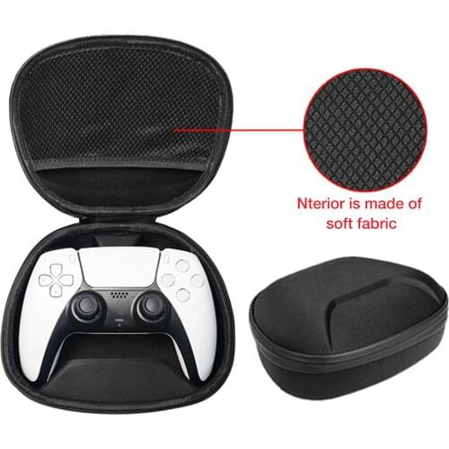For PS5 Controller Hard EVA Pouch Portable Protective Case Lightweight Easy Carry Gamepad Bag Cover For Sony PlayStation 5