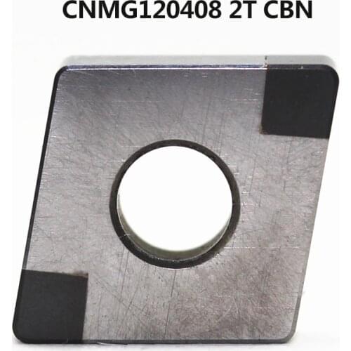 1PC CNMG120404 2T CBN CNMG120408 2T CBN CNC lathe diamond insert CNMG 2T Lathe Knife for CNC Hard Metal Turning Tool FREE SHIP