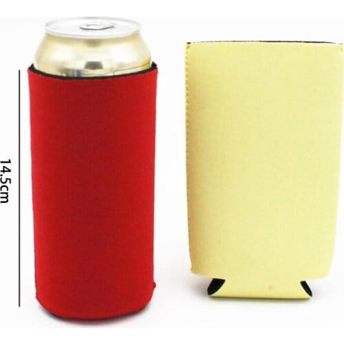 100 Pieces Custom Your Logo Taller Size Stubby Holder Neoprene Beer Cooler Cover Picnic Cool Bag Christmas Gifts For Restaurant