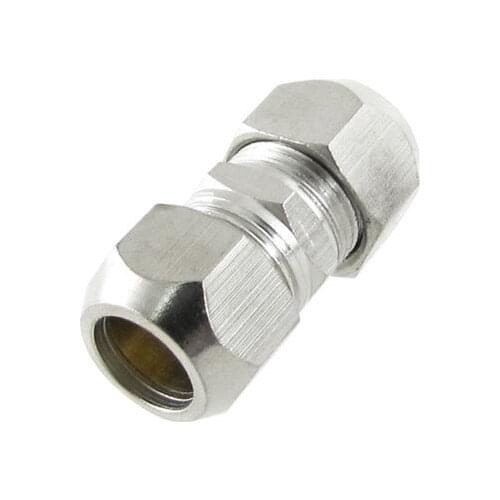 2/5" 10mm Air Hose Tube Pneumatic Compression Fitting Coupler Coupling 2pcs