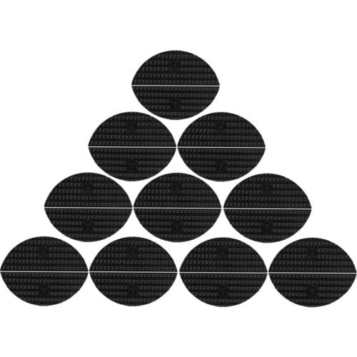 20pcs Oval Black Shoes Repair Boot Toe Plates Taps Nylon Proctectors Prevent