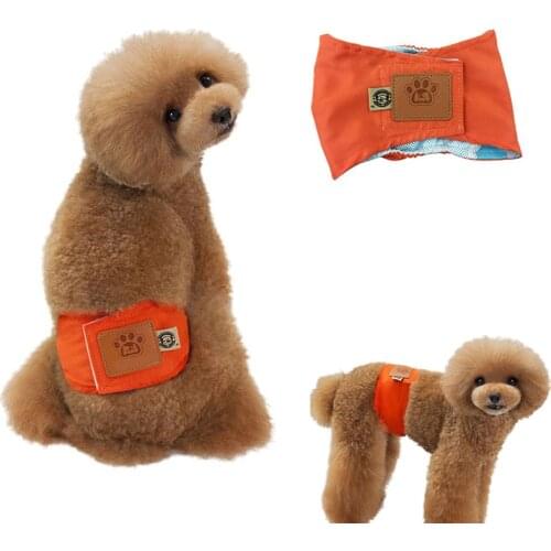 2019 Dog Diaper Sanitary Physiological Pants Washable Female Dog Shorts Panties Underwear Briefs S-XL