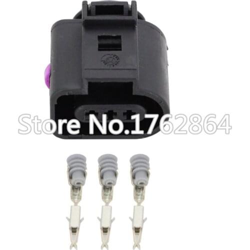 3 Pin Female 1.5mm Auto Temp Sensor Plug Deflation Valve Plug Waterproof Connector For VW DJ7035B-1.5-21