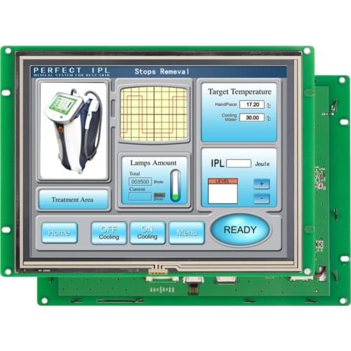 8.0" Screen Monitor Industry Type LCD Display With Full Colors Touch Screen