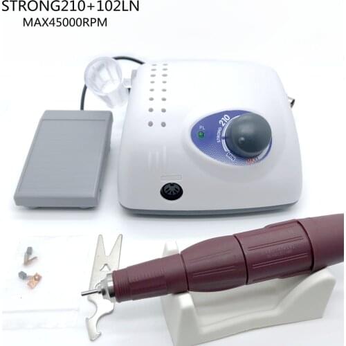 STRONG210 102LN handle 65W 45000rpm for STRONG210 control box electric nail drill manicure machine manicure equipment
