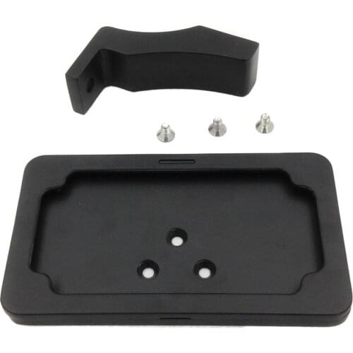 Aftermarket free shipping motorcycle parts BLACK Side Mounted License Plate Bracket For yamaha YZF 1000 R1 600 R6 1999-2013