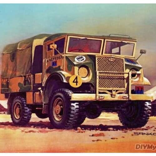 DIYMyModel Chevrolet 15-cwt DIY Handcraft Paper Model KIT Handmade Toy Puzzles Gift Movie props