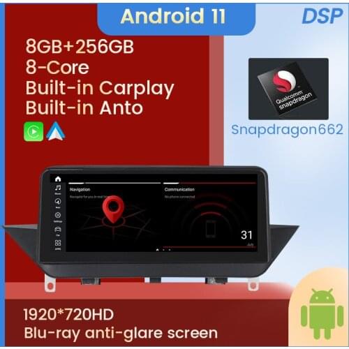 Fellostar 10.25''Android 11 8+256G Car Navigation Player Car Radio Player For BMW X1 E84 2009-2015 GPS Wireless Carplay 4G LTE
