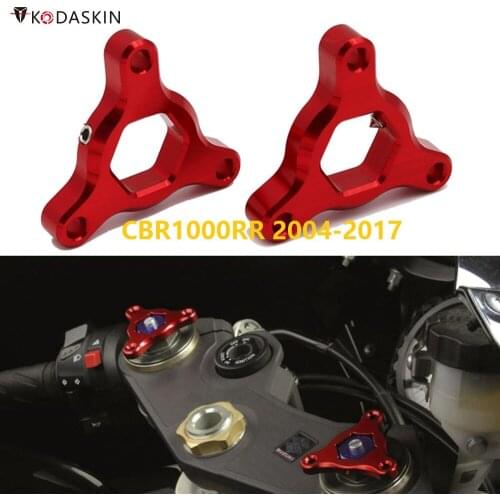 Kodaskin CNC Aluminum 22mm Suspension Fork Preload Adjusters for CBR1000RR cbr 1000rr cbr1000 rr 2004-2007