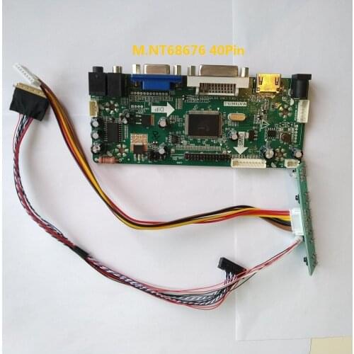 Kit for B116XW01 V0 LED DIY AUO Display LCD VGA 40pin M.NT68676 11.6" Monitor Panel 1366X768 Controller board DVI HDMI