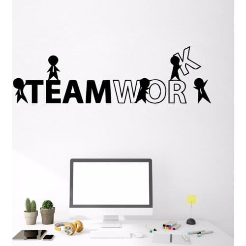 Colorful teamwork Vinyl Self Adhesive Wallpaper For Kids Room Living Room Home Decor Art Decals