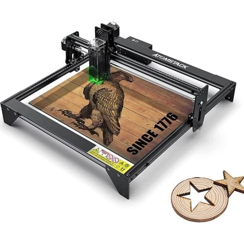 A5 Laser Engraver CNC 20W Laser Engraving Cutting Machine 5000mw Fixed-Focus Eye Protection DIY Laser Marking For Wood Leather