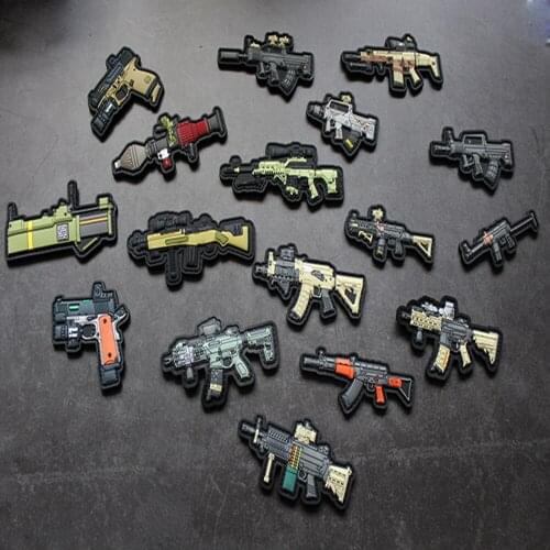 VELCRO badges accept customization 3D Rubber badges for backpack