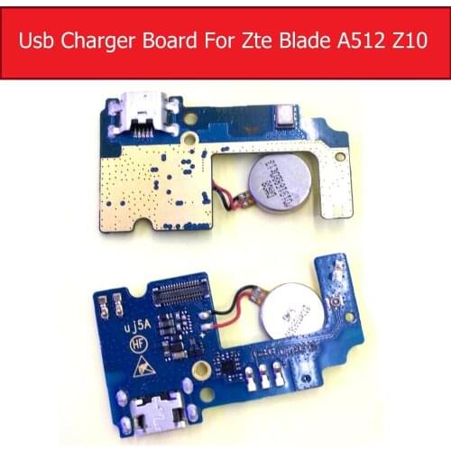 Microphone & Usb Charging Board Flex Ribbon For ZTE Blade A512 Z10 USB charger Jack Port connector board Flex Cable Repair Parts