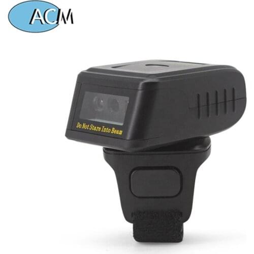 Access Control Scanner Fingerprint Android Smartphone Portable Finger Ring Wearable 2D Mini Barcode Scanner