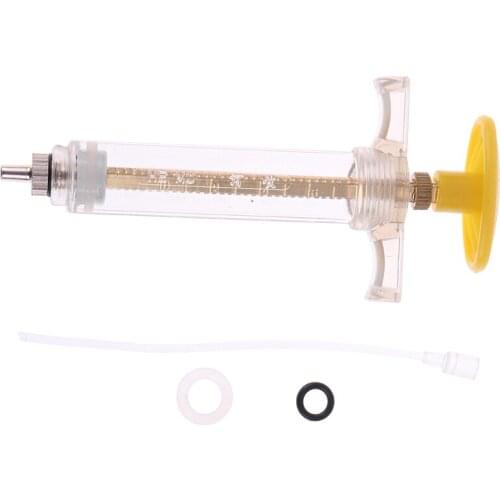 10ml Parrot Chick Feeder Copper Head Syringe Hose Birds Feeding Syringe Injector Supplies Bird Feeders Hot Sale