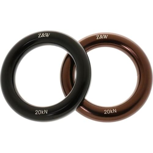 20KN Rappelling Ring for Rock Climbing Rescue / Swing / Hammock / Tree Rigging