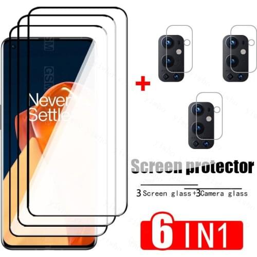 Full Cover Glass For OnePlus 9 Pro Tempered Glass On One Plus 9 Pro 9Pro HD Screen Protector Phone Protective Camera Lens Film