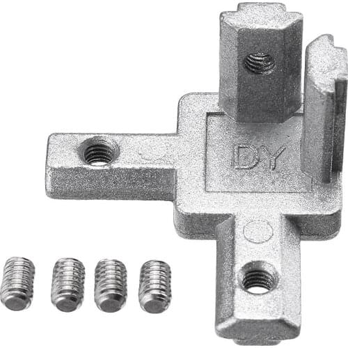 T Slot 3 Way 90 Degree Inside Corner Connector Joint Bracket for 2020 Series Aluminum Profile