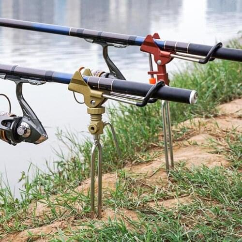 Universal Angle adjustable fishing rod rack aluminum alloy fishing rod rack used for sea fishing tools folding sea fishing tools