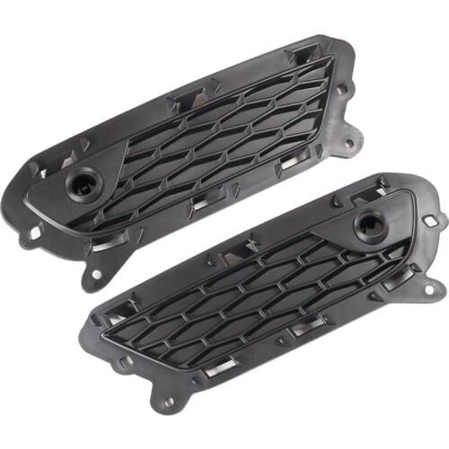 1 Pair Front Bumper Lower Side Trim Bezel Grille Fog Light Cover Fit for Range Rover Evoque 16-19 LR074224, LR074208