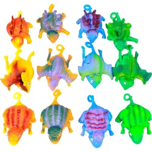 1PC Funny Inflatable Dinosaur Ball Kids Creative TPR Blowing Balloon Toy Squeeze Novelty Party Toys for Children Gifts