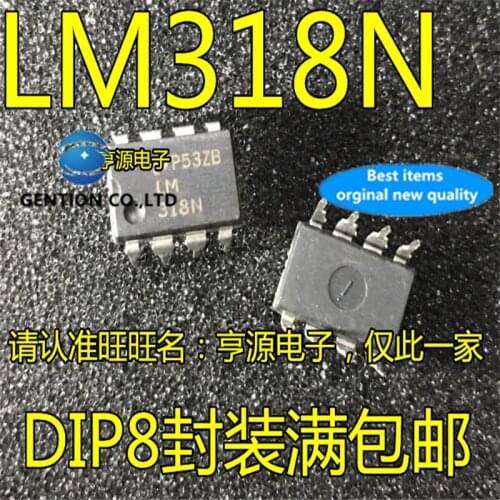 10Pcs LM318 LM318N DIP in stock 100% new and original