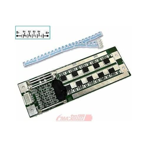 2Pcs 5S LiFe PCM BMS Protection Circuit Module for 16V LiFePO4 Battery 5S20 408